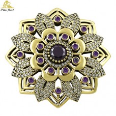 Gümüş Otantik Broş